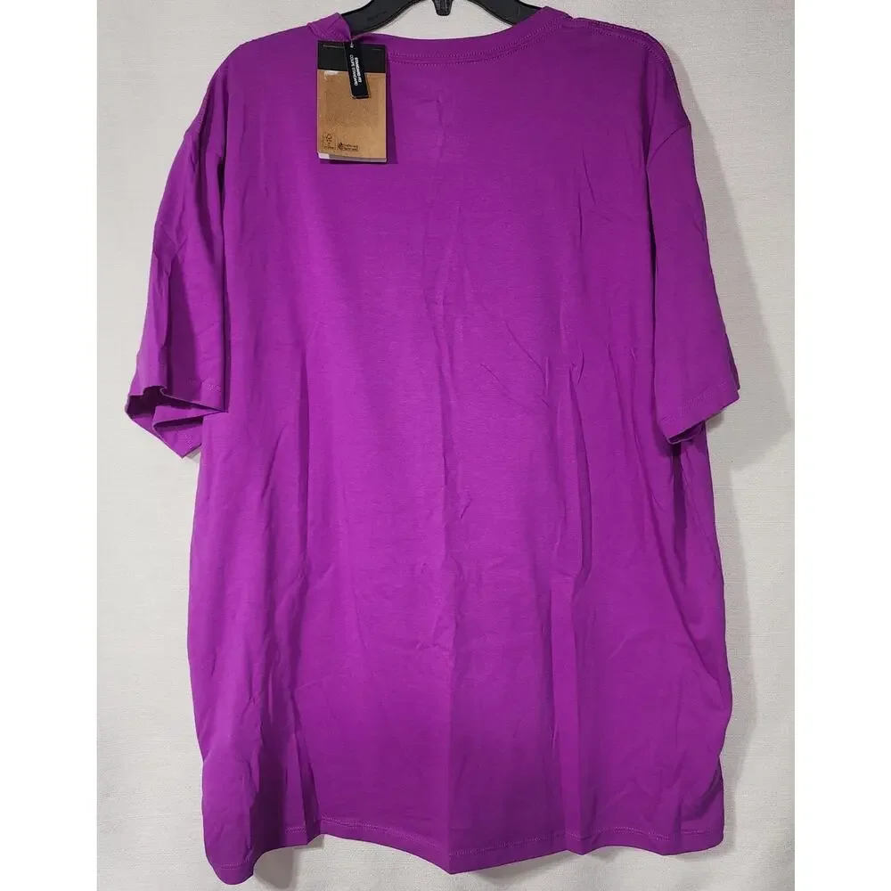 North face men's XXL purple shirt NWT
